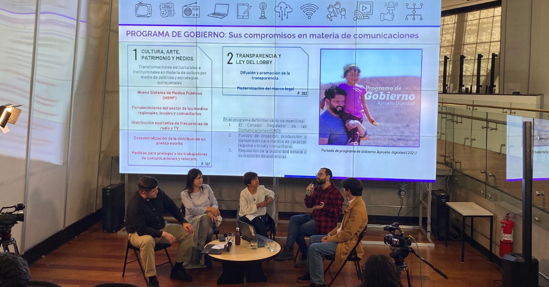 Equipo Fondecyt realiza  conversatorio sobre políticas de comunicación del gobierno de Gabriel Boric 